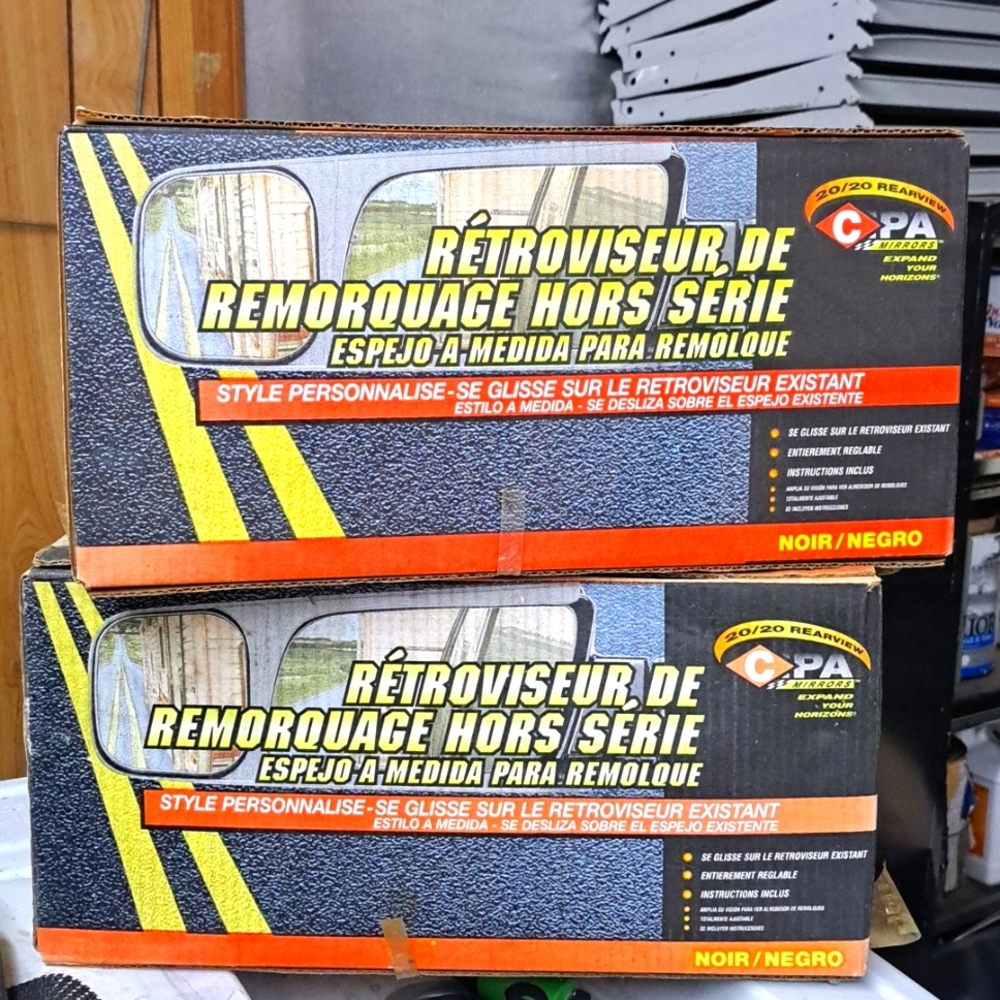 Towing mirror set